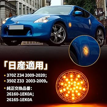 Amazon.co.jp: NEIFILES フェアレディ Z 370Z Z34 サイド